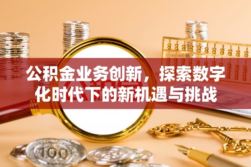 白云公积金业务创新，探索数字化时代下的新机遇与挑战