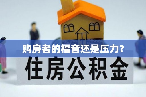 白云购房者的福音还是压力？