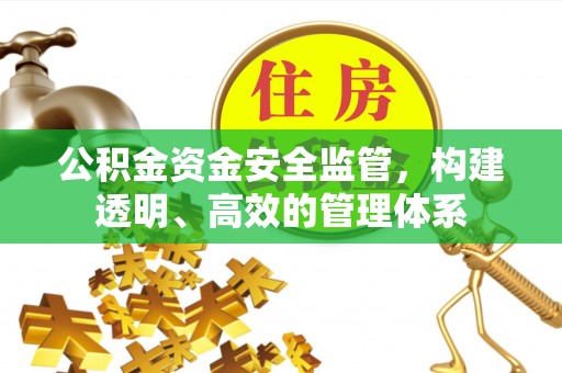 白云公积金资金安全监管，构建透明、高效的管理体系