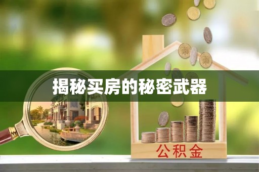 白云揭秘买房的秘密武器